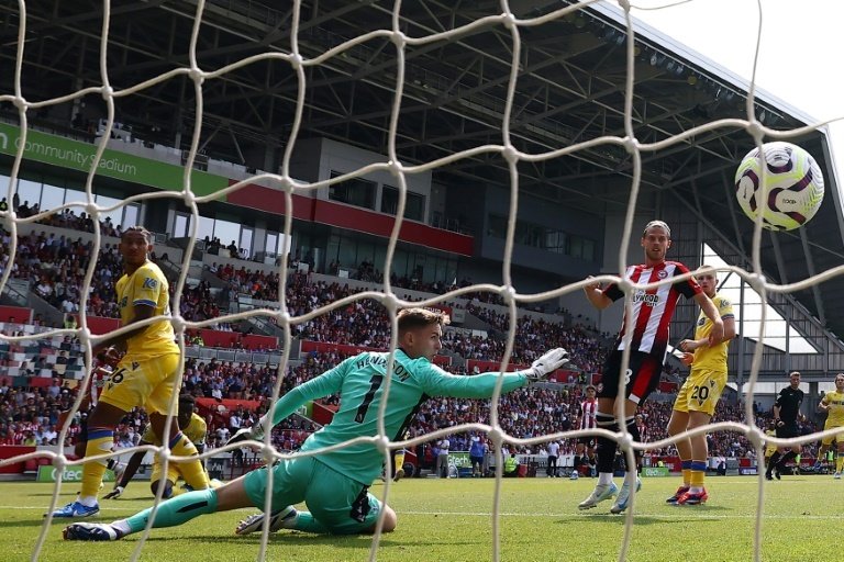 Brentford beat Crystal Palace 2-1 to open their Premier League season. AFP