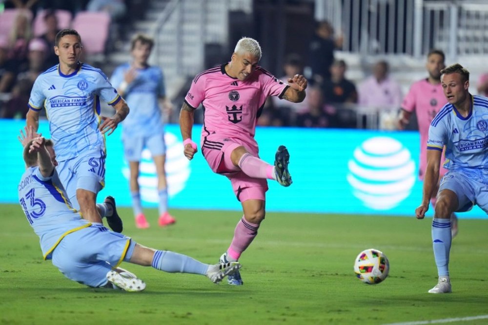 Miami began their first MLS Cup playoff campaign of their Messi era with a 2-1 win. AFP