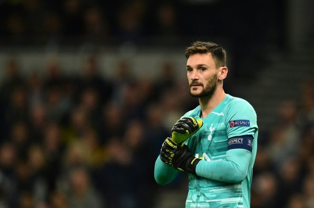 Hugo Lloris returned to the Spurs side after three months out injured. AFP