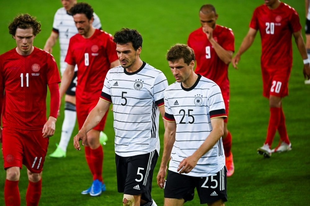 Hummels and Mueller were among four players who sat out Germany training on Monday. AFP