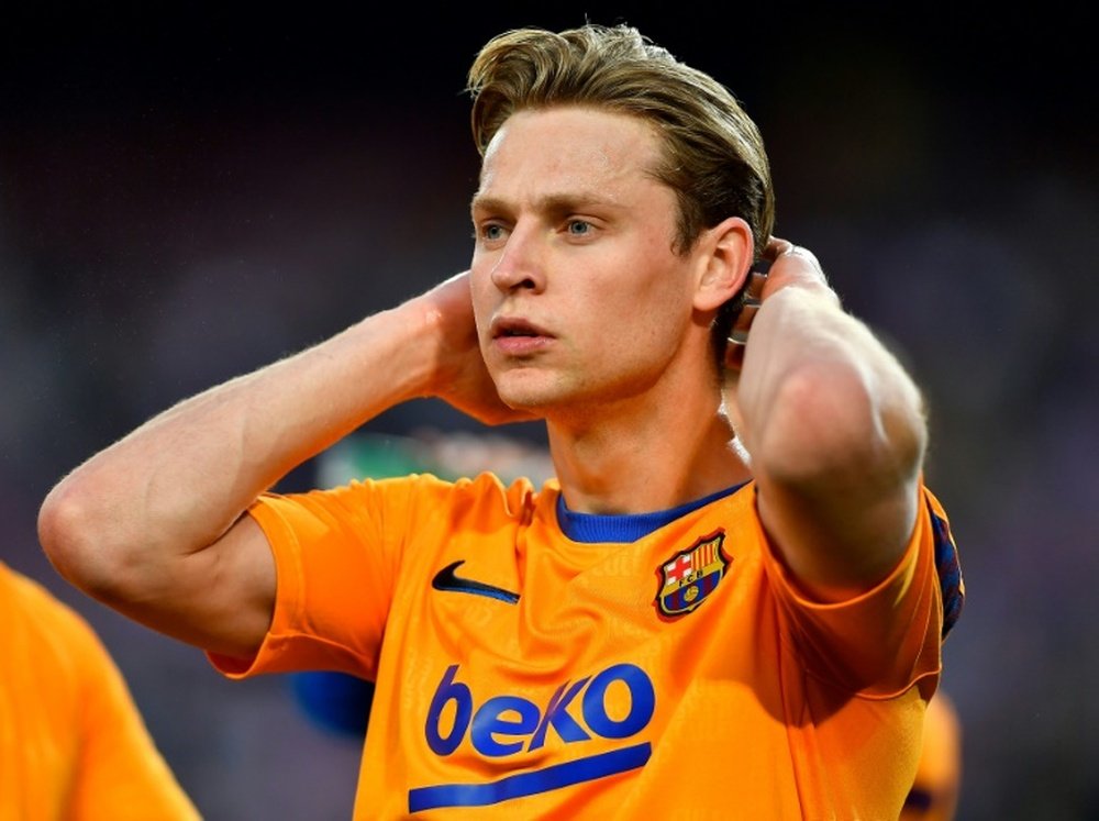 Frenkie de Jong has not lived up to expectations since joining Barcelona from Ajax in 2019. AFP