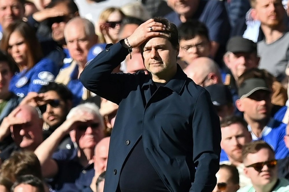 Pochettino said his first season at Chelsea should not be judged due to injury problems. AFP