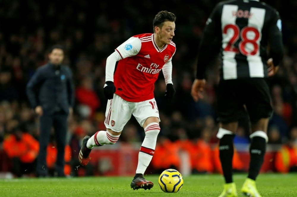 Mesut Ozil's seven-year stay at Arsenal is set to end. AFP