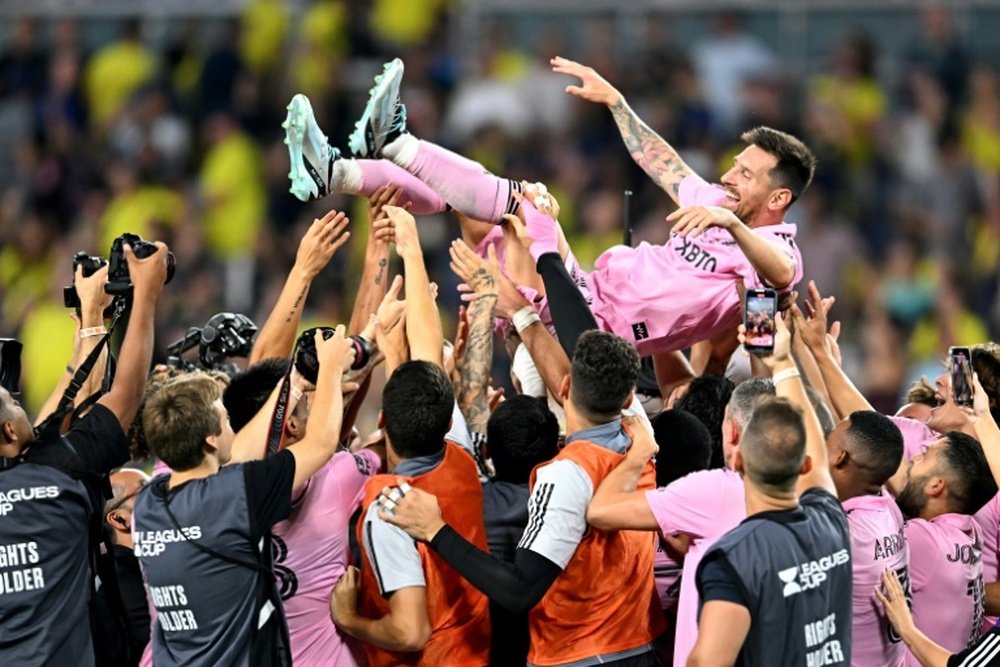 Messi led Miami to victory over Nashville in last year's tournament final. AFP