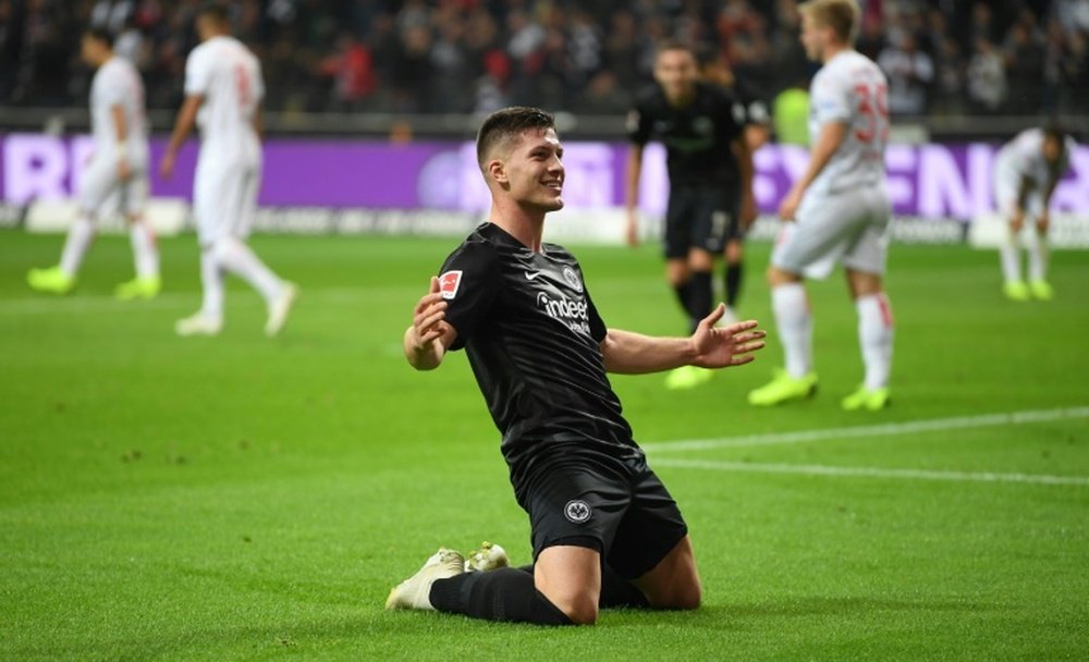 Jovic has been hailed as a 'potential world-class striker'. AFP