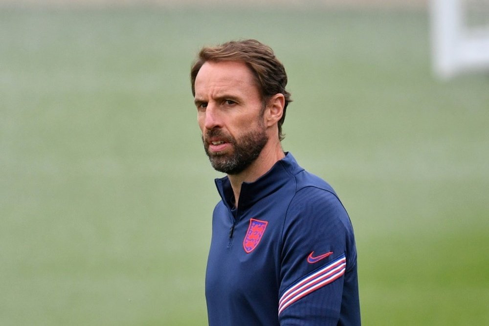 Gareth Southgate wants his team to keep focussed ahead of the quarter-final. DUGOUT