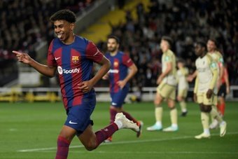 Barcelona's 16-year-old starlet Lamine Yamal struck twice to rescue the struggling Catalans a 3-3 draw against Granada in La Liga on Sunday.
