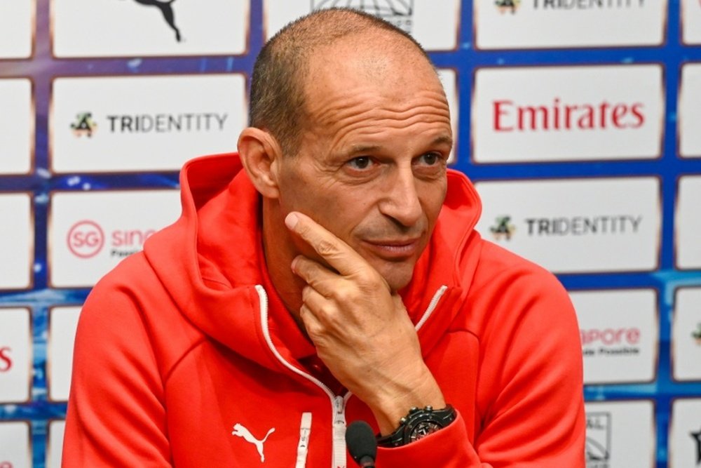 Massimiliano Allegri previously managed AC Milan from 2010 to 2014. AFP