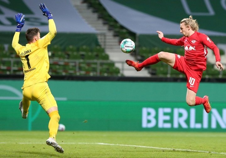Forsberg fires Leipzig into German Cup final