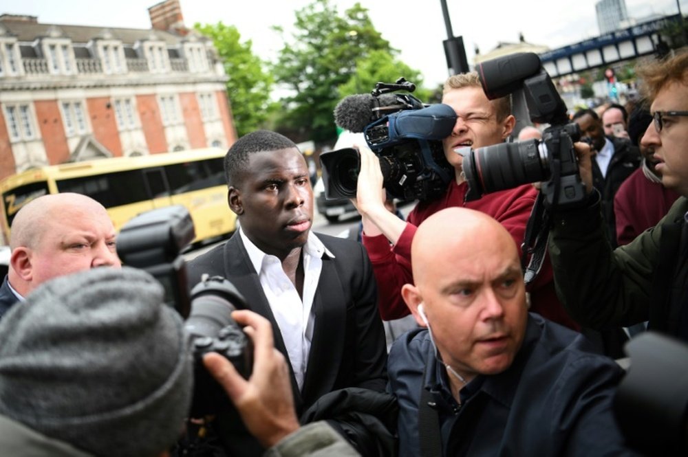 Kurt Zouma has to do community service after admitting cat cruelty. AFP