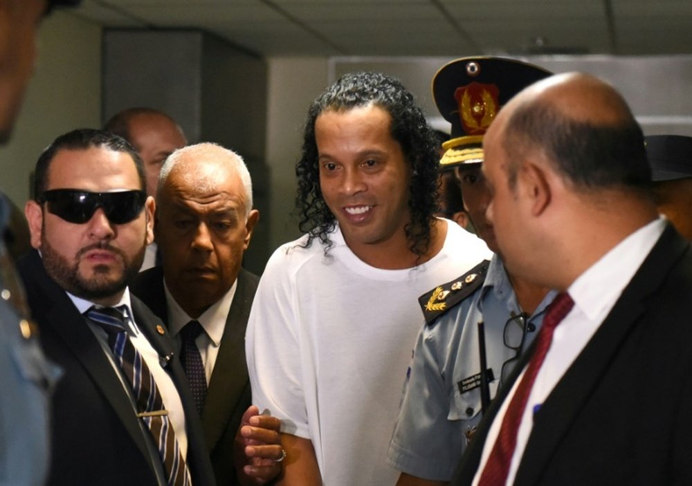 Ex-Brazil football star Ronaldinho, brother arrested in Paraguay. AFP