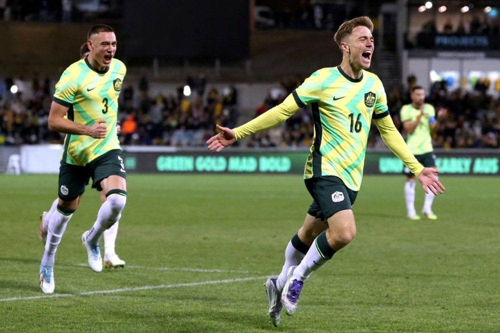 Australia ground past fellow World Cup qualifiers New Zealand. AFP