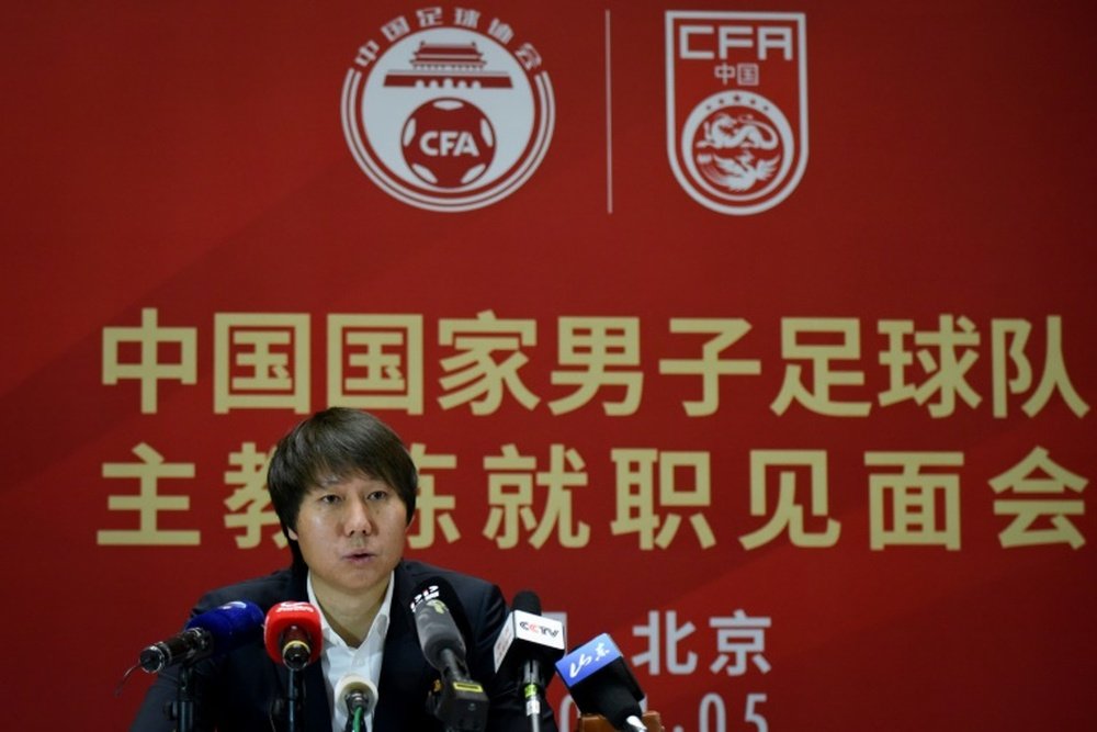 Proud Li Tie says coaching China 'a very important dream'. AFP