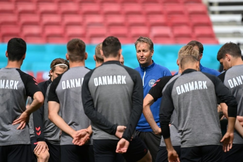 Denmark coach Kasper Hjulmand is quietly confident of his side's chances. AFP