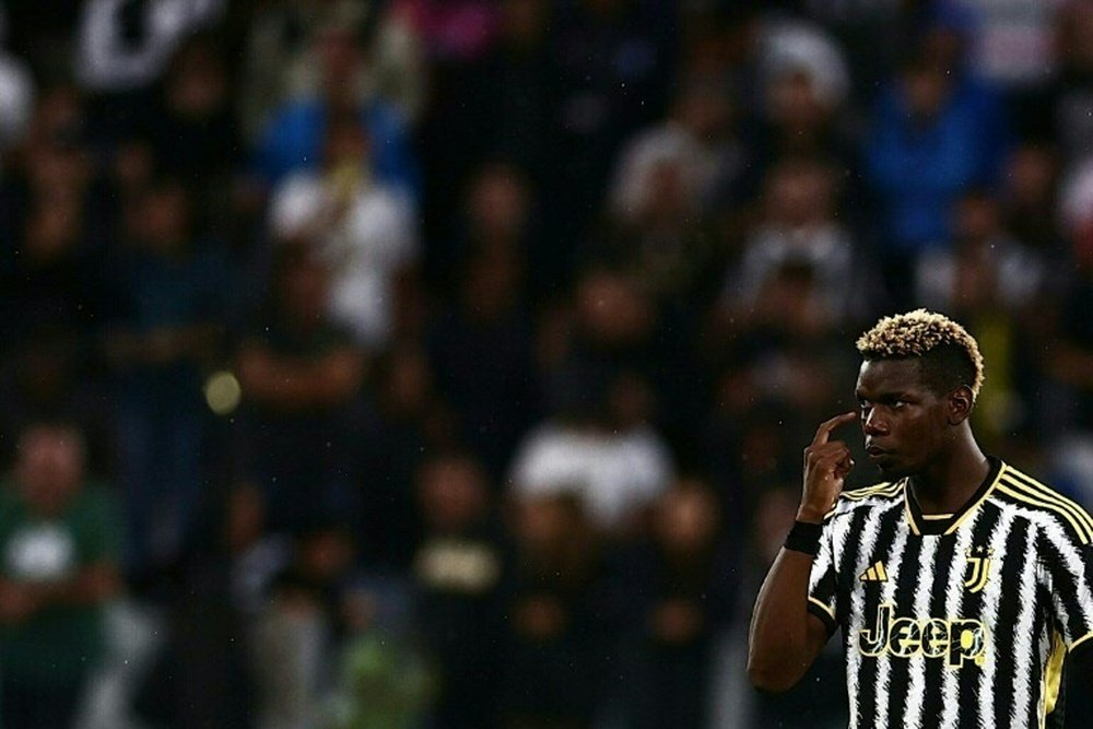 Paul Pogba could face a four-year suspension. AFP