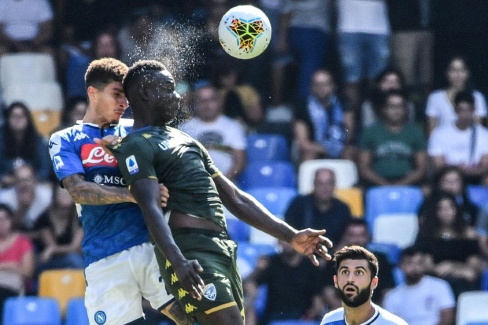 Balotelli finally scored in Serie A after a very long time. AFP