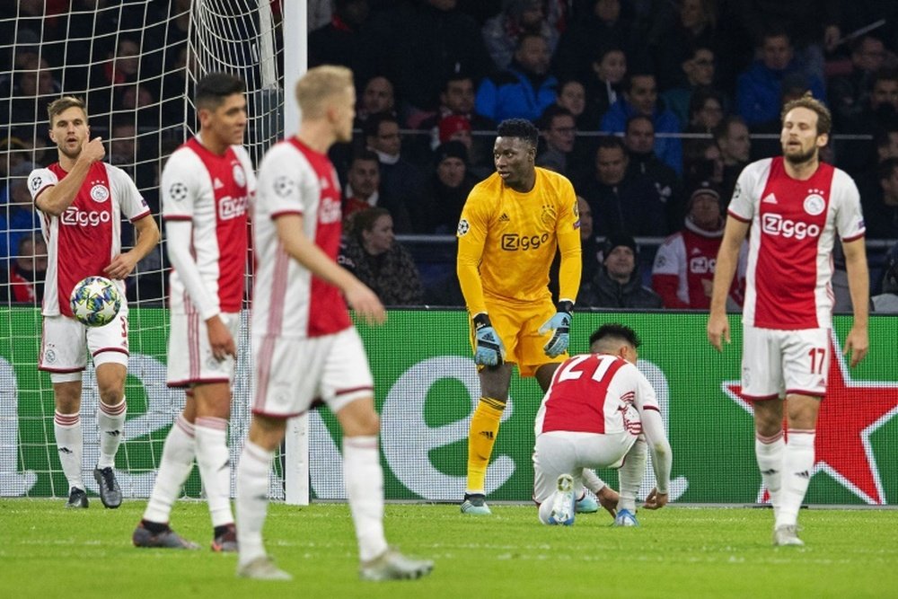 Ajax lost 1-0. AFP