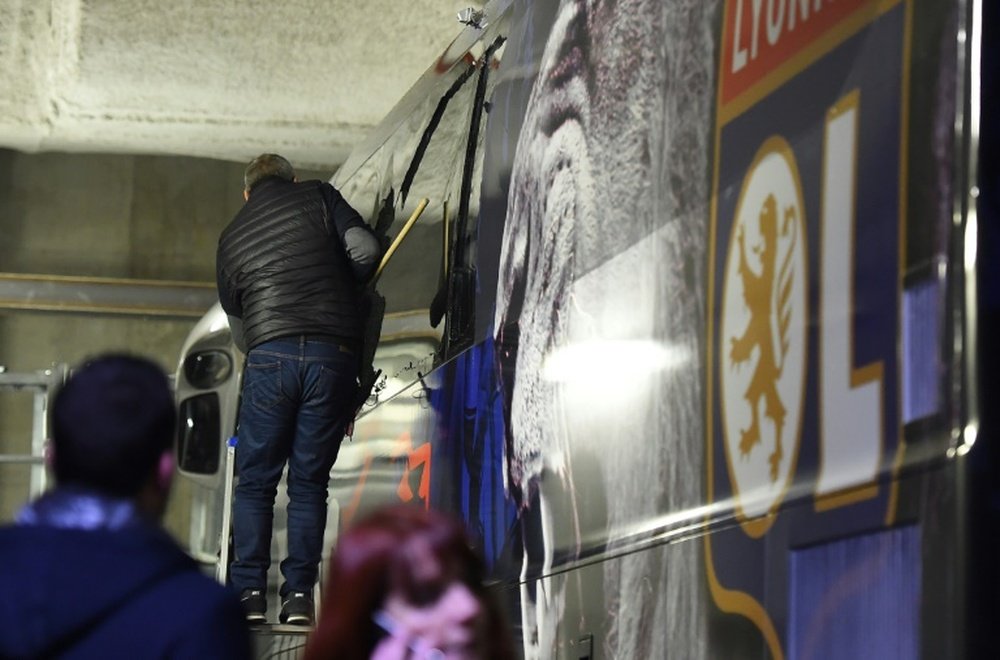 Lyon bus stoned by Marseille fans in pre-match ambush - again. AFP
