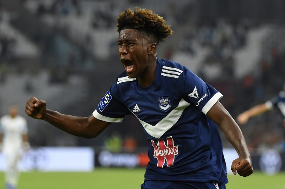 Timothee Pembele scored as Bordeaux got a draw at Marseille. AFP