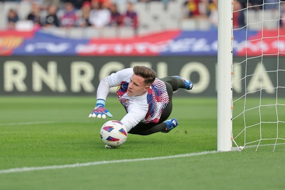 Ter Stegen will miss Barca game against Rayo. AFP