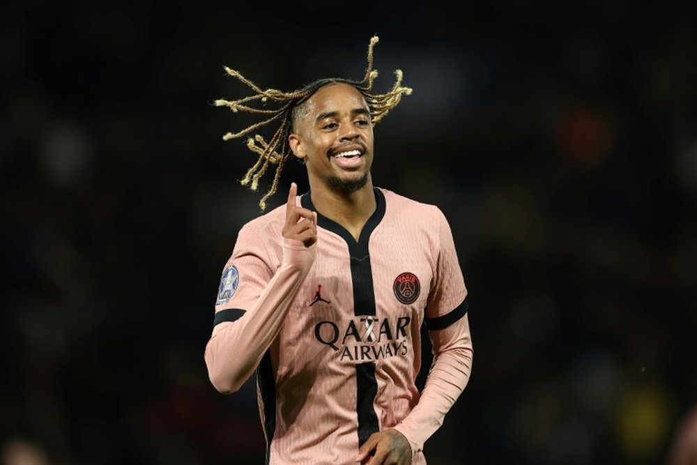 Barcola has been in sparkling form for PSG at the start of the season. AFP