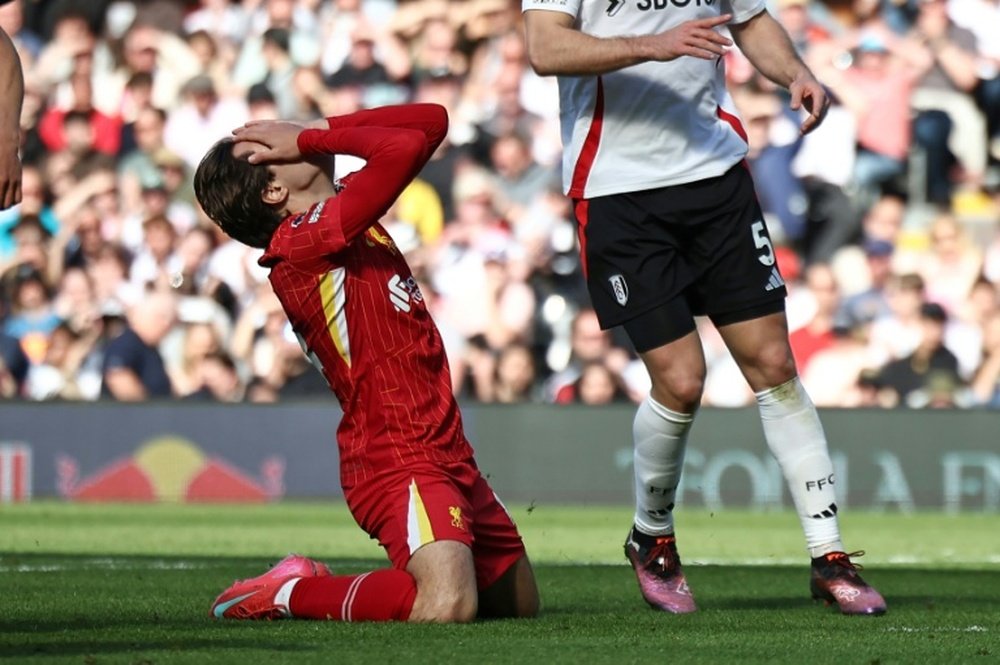 Liverpool had gone 26 league games unbeaten before facing Fulham. AFP