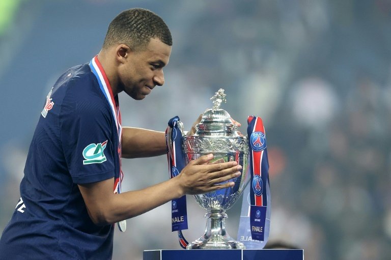 Paris Saint-Germain coach Luis Enrique said he had been lucky to work with Kylian Mbappe after the superstar forward played his last game for the club in Saturday's 2-1 French Cup final win over Lyon.