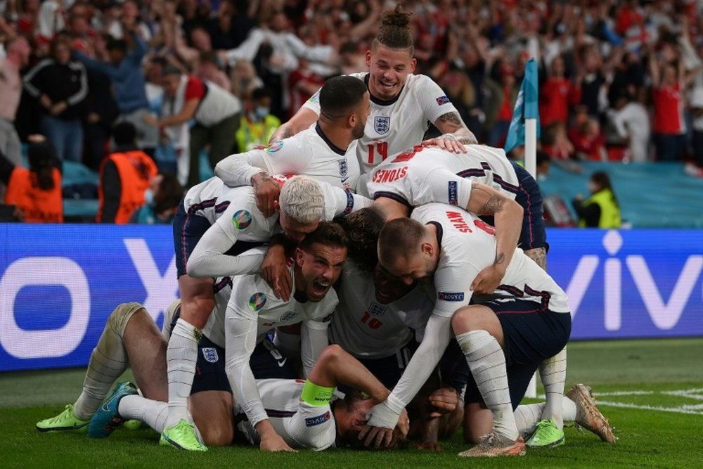 England are through to the Euro 2020 final after beating Denmark after extra-time. AFP