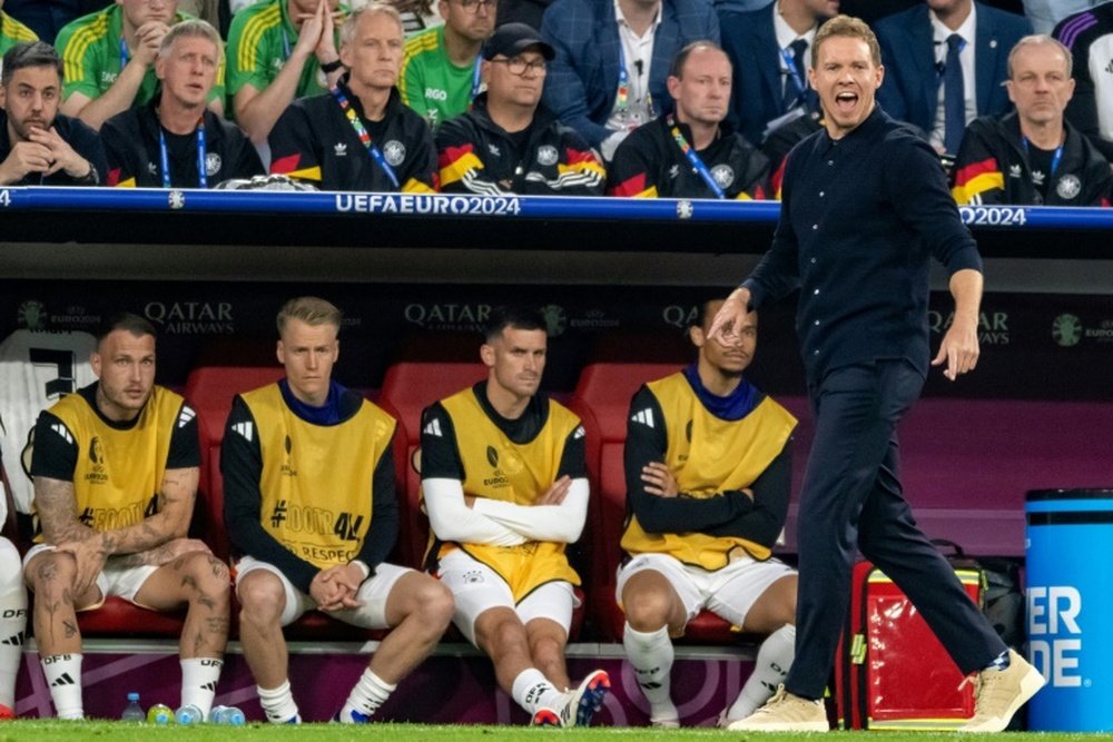 Nagelsmann was not pumping the brakes after Fridays 5-1 win over Scotland. AFP