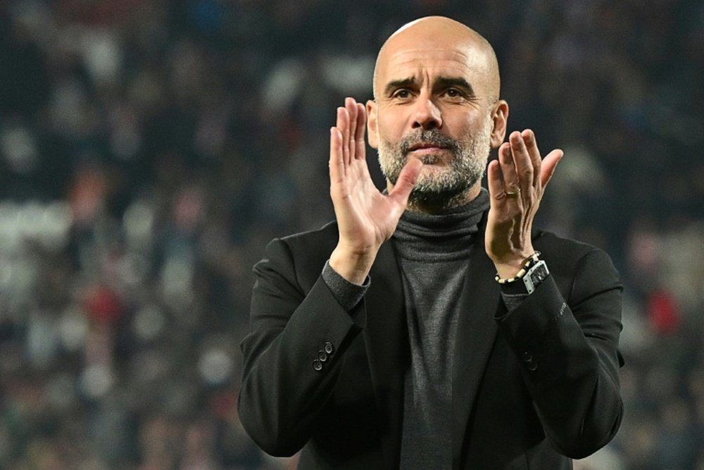 Pep Guardiola is aiming to win Manchester City's first Club World Cup. AFP