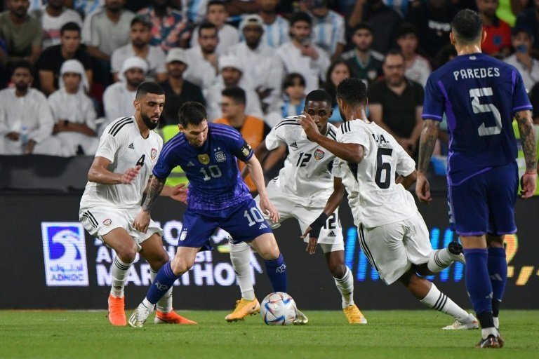 Messi on target as Argentina thump UAE in World Cup warm-up