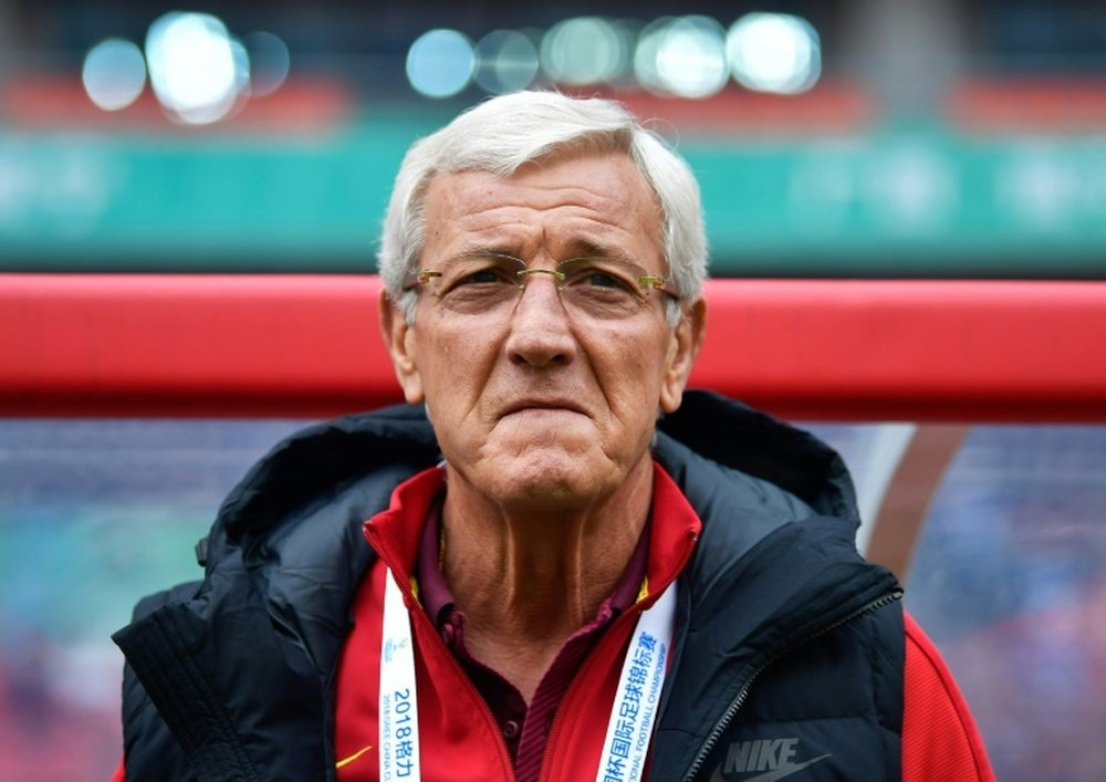 Lippi is under real pressure for almost the first time. AFP