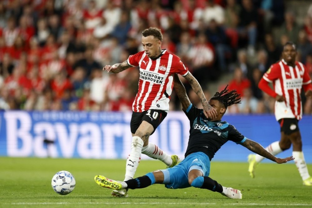 Lang has joined Napoli from PSV Eindhoven. AFP