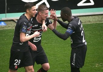 Rennes enhance Champions League hopes by beating Reims