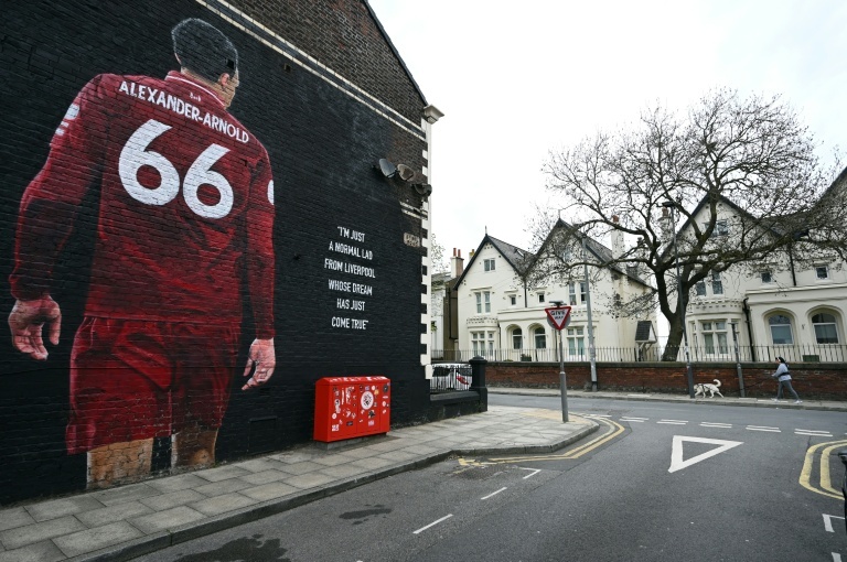 Trent mural defaced ahead of Liverpool return