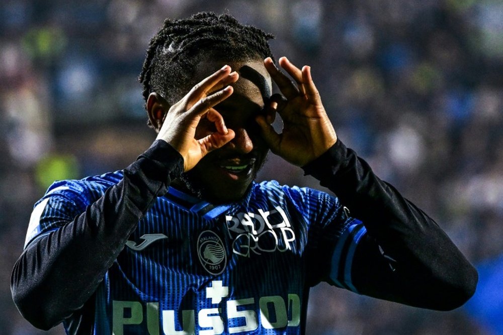 Atalanta take temporary lead of Serie A. AFP