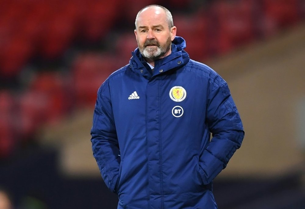 Steve Clarke's Scotland will face Luxembourg and the Netherlands before the Euros. AFP