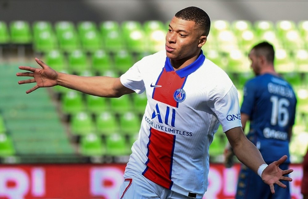 Kylian Mbappe got a 1-3 win over Metz in Ligue 1. AFP