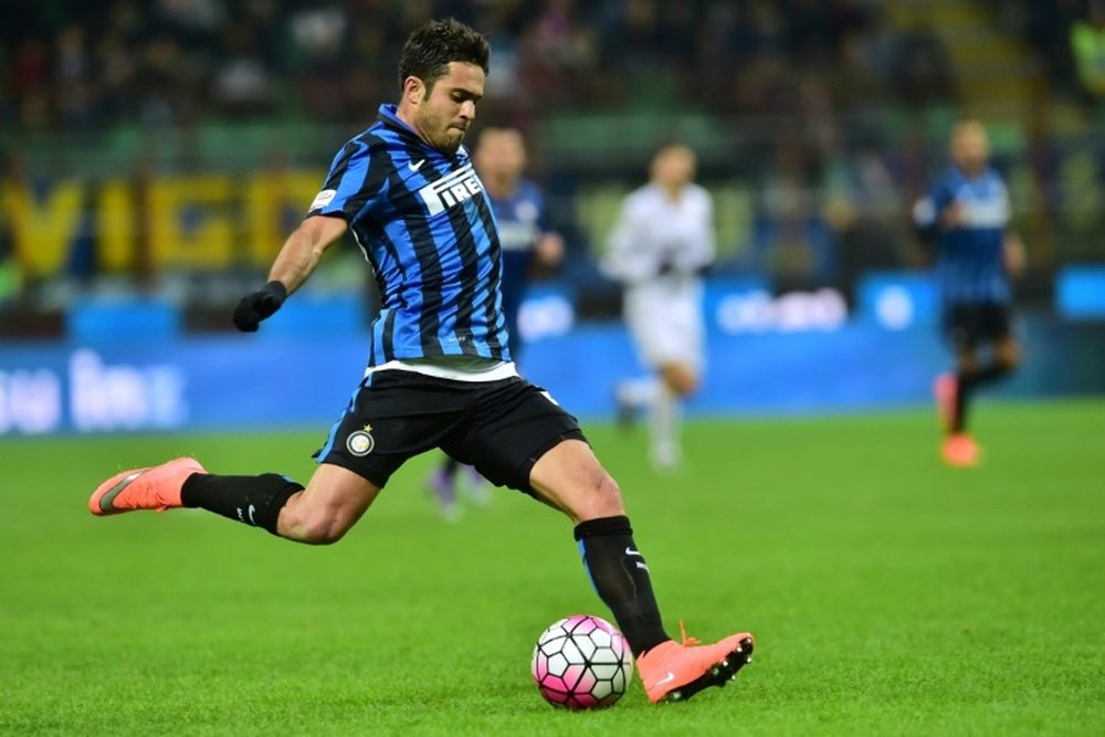 Eder has added a further 12 months to his contract with Inter. AFP