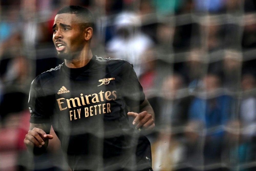 Gabriel Jesus spoke after Arsenal were held by Southampton. AFP