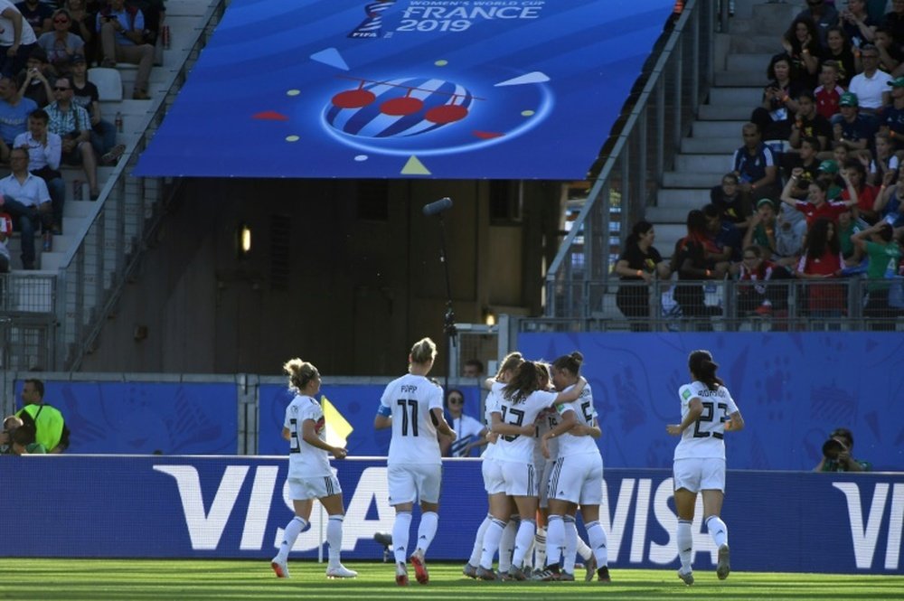Germany were comfortable victors over Nigeria in the Last 16 clash. AFP