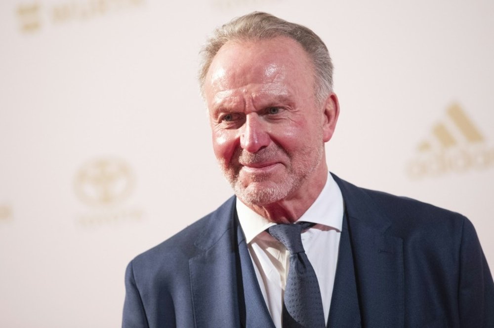Rummenigge was elected on Tuesday. AFP