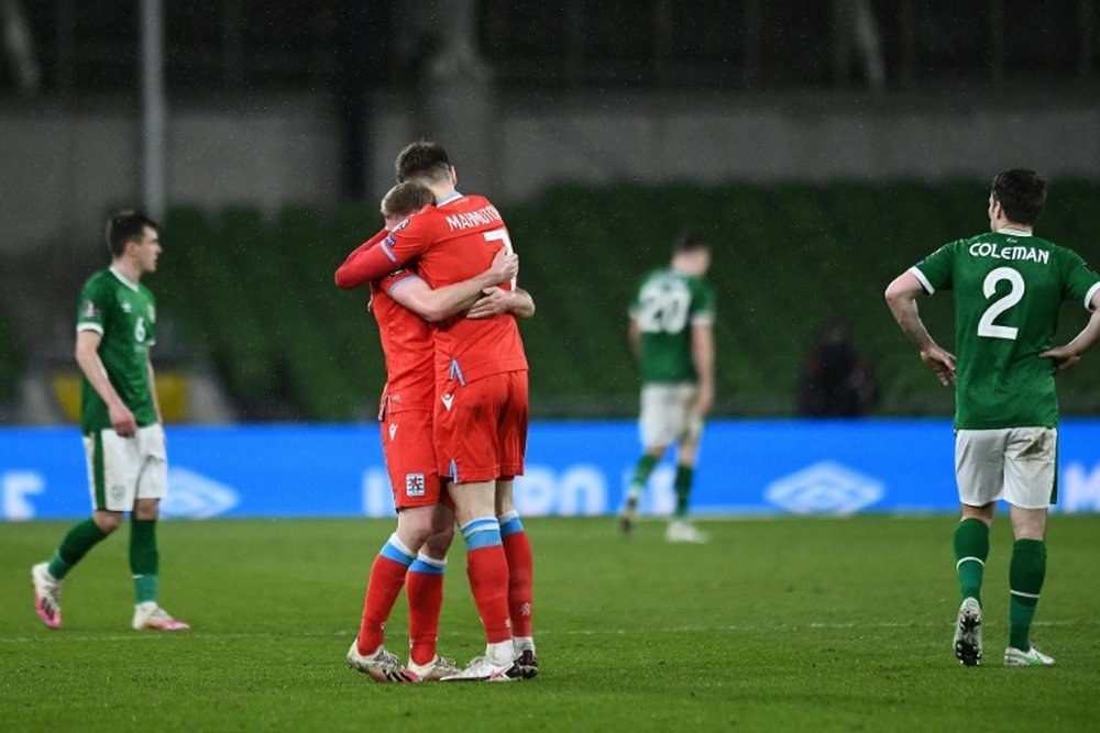 Irish captain Coleman seeks the calm after the Luxembourg storm. AFP