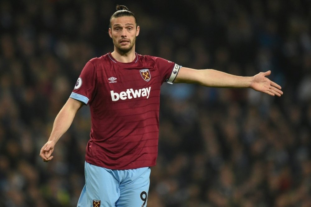 Andy Carroll will play for Newcastle on Saturday for first time since his return in the summer. AFP