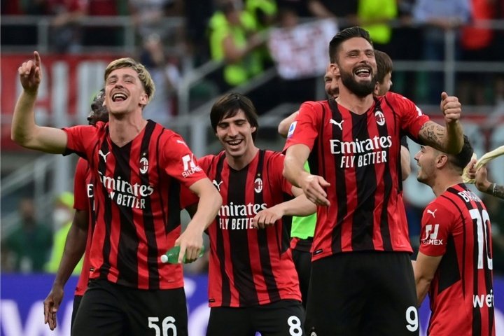AC Milan need just a point to secure the Serie A title. AFP