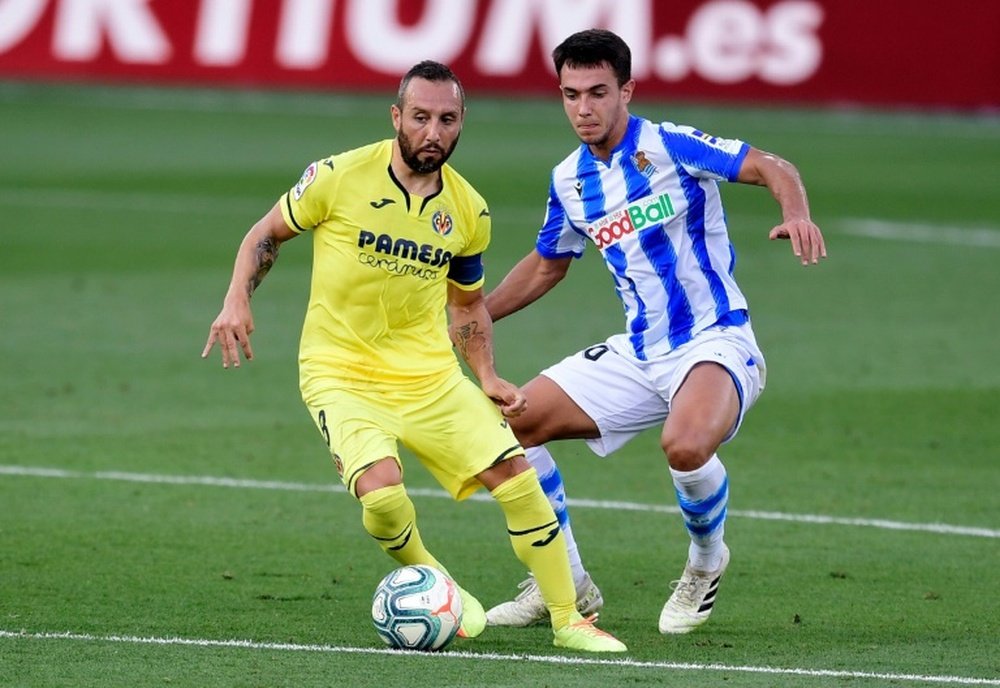 Cazorla has bid farewell to Villarreal. AFP