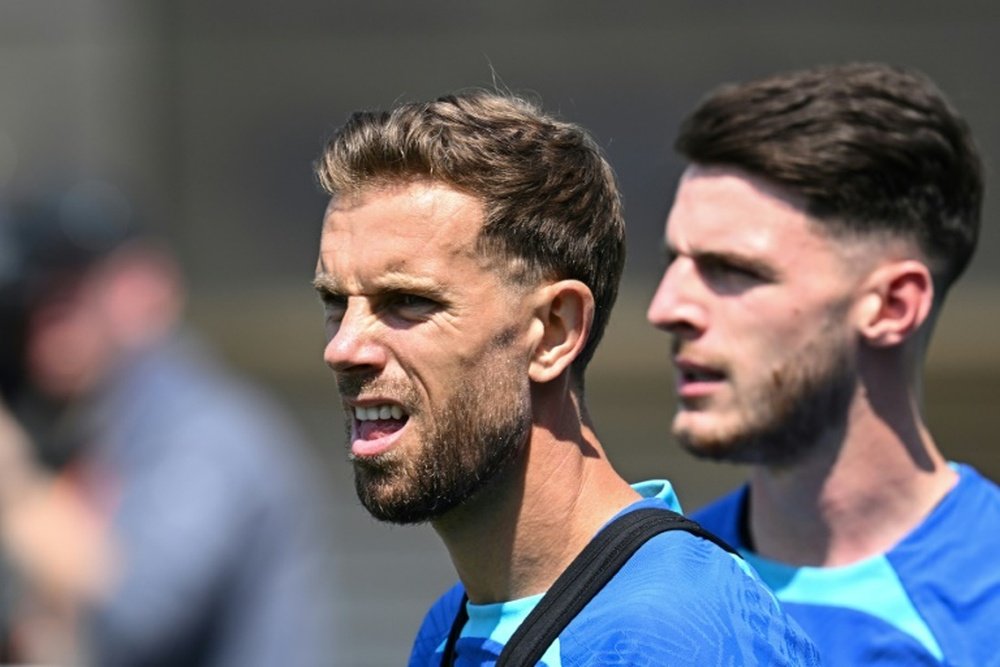 Henderson has been named in the England squad despite his move to Saudi club Al-Ettifaq. AFP