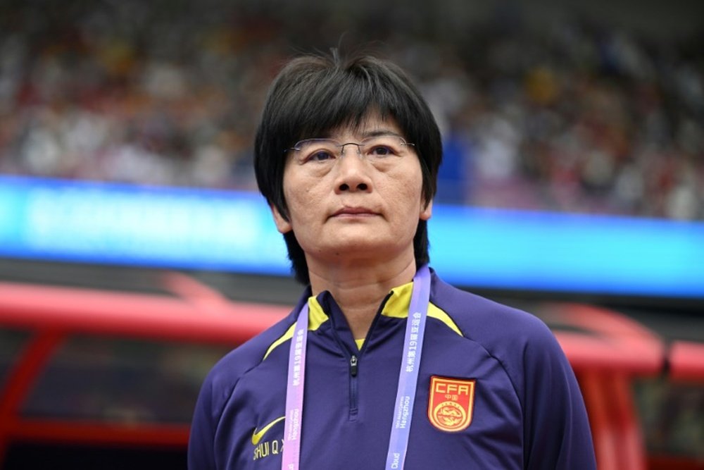 Shui Qingxia will no longer work as the head coach for China's national women's football team. AFP