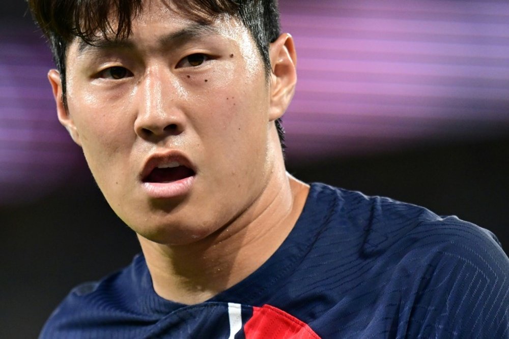 Kang-in has already played two match as a PSG player. AFP