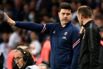 Mauricio Pochettino's PSG could clinch the Ligue 1 title when they play at Angers. AFP